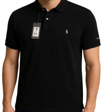 Polo Ralph Lauren -Noir-Manches Courtes