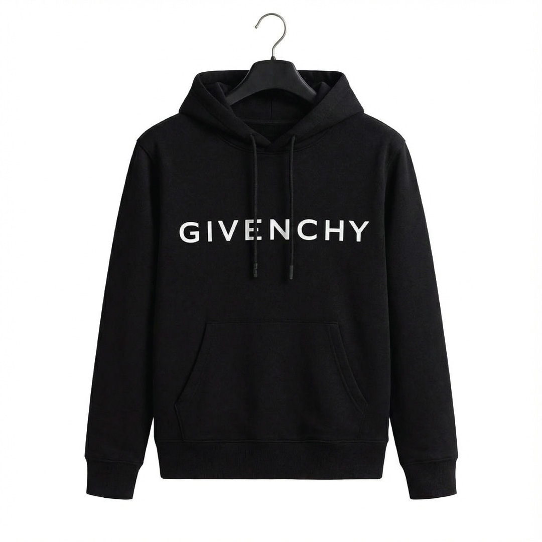 Sweat-à-capuche-Homme-noir