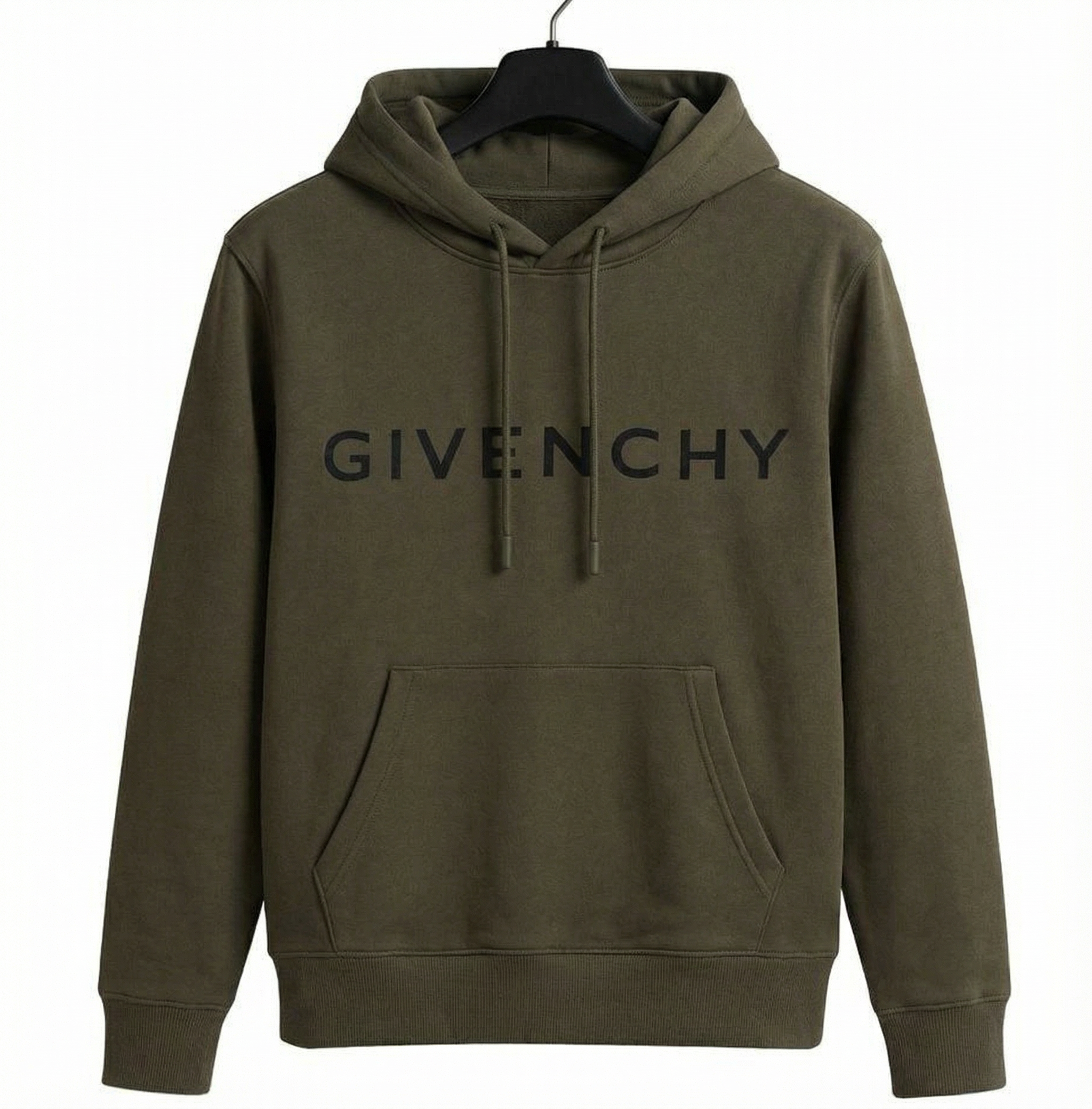 Sweat à capuche Homme vert